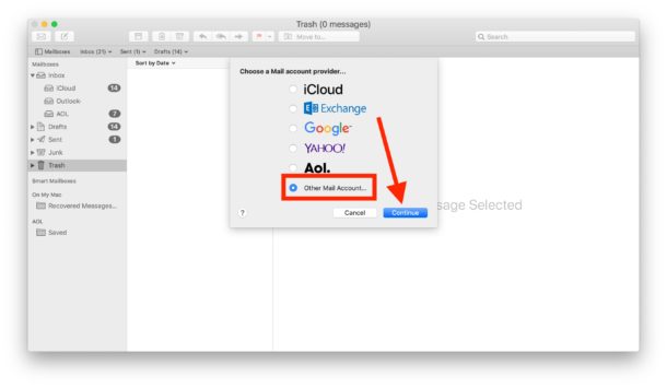 setting up icloud email on outlook for mac